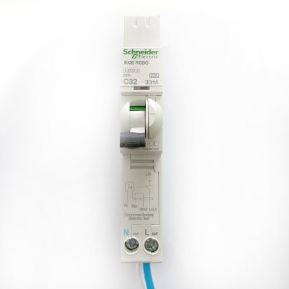 Schneider Electric iKQE A9D17832 SEE132C03 Acti9 C32 32A 32 Amp 30mA RCBO Circuit Breaker Type A
